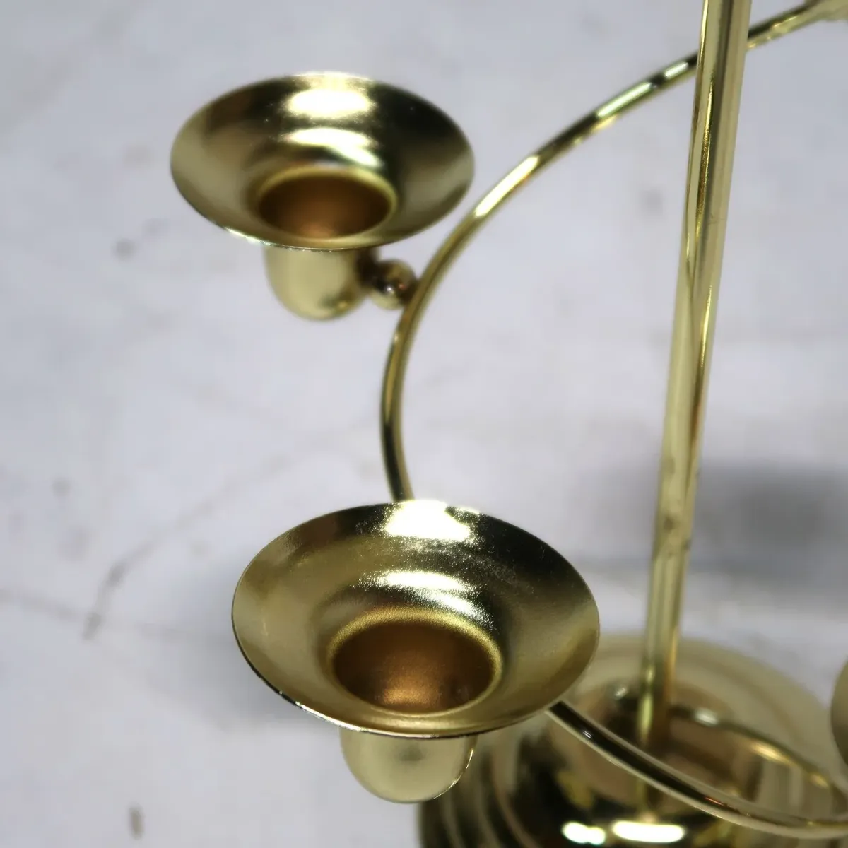 ゴールドメタル キャンドルスタンド