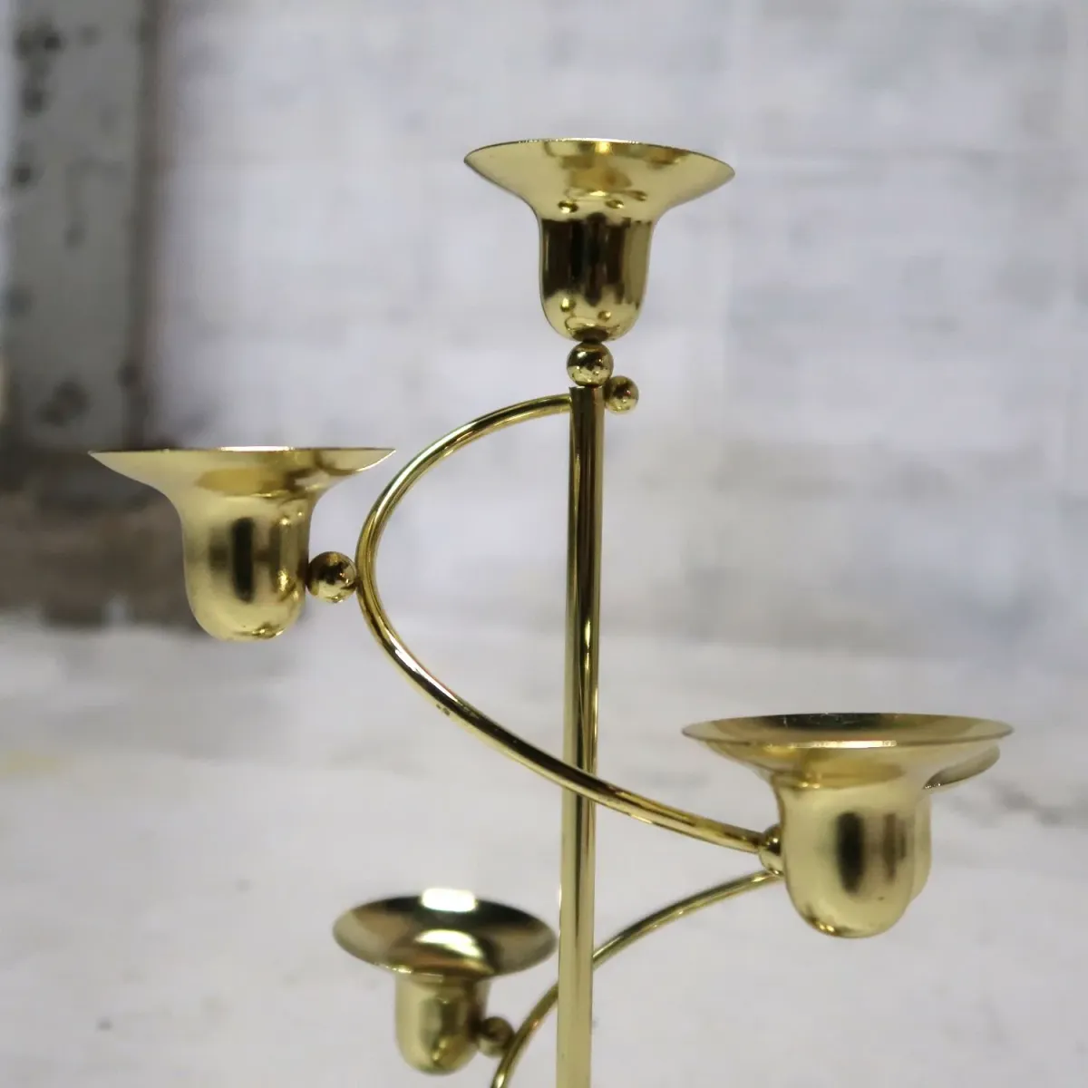 ゴールドメタル キャンドルスタンド