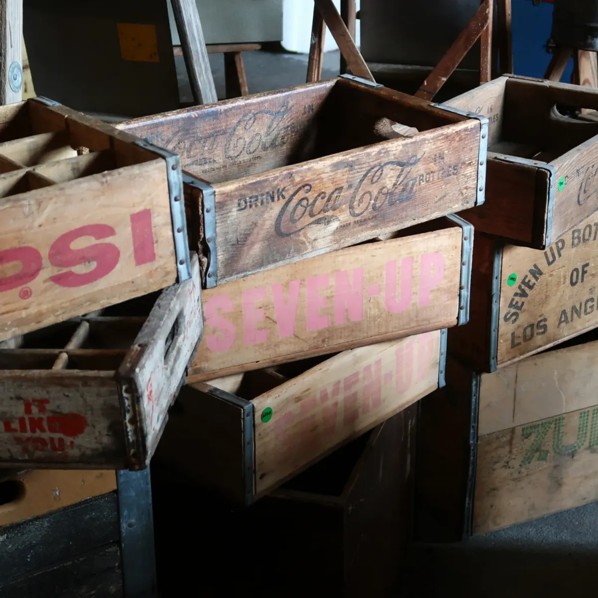 コカコーラ ビンテージ ウッドボックス