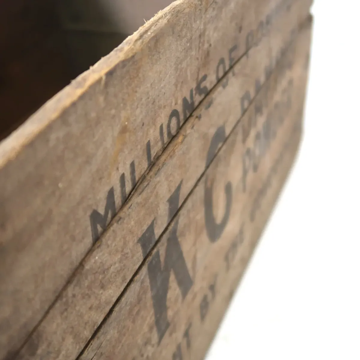 KG BAKING POWDER ビンテージ ウッドボックス