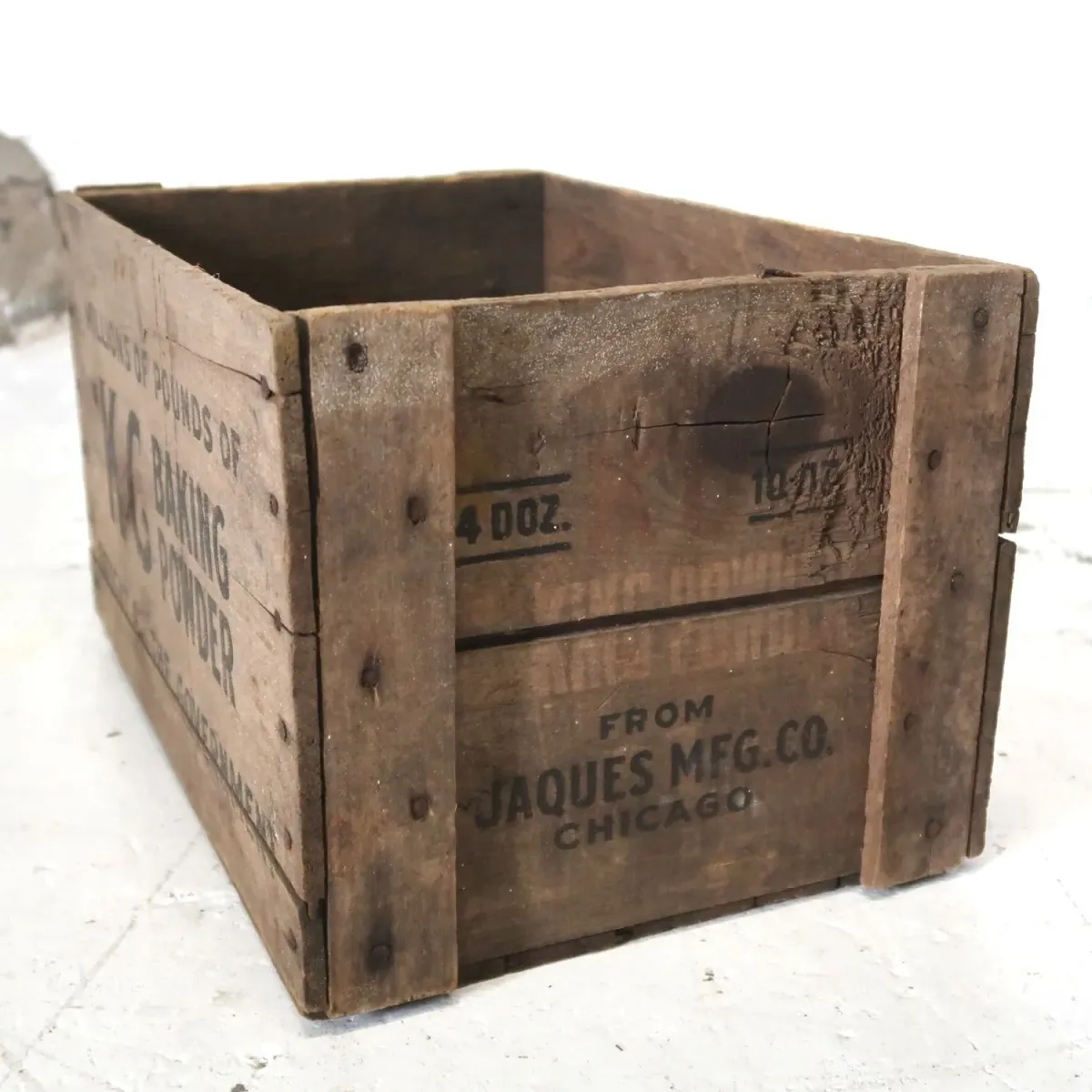 KG BAKING POWDER ビンテージ ウッドボックス