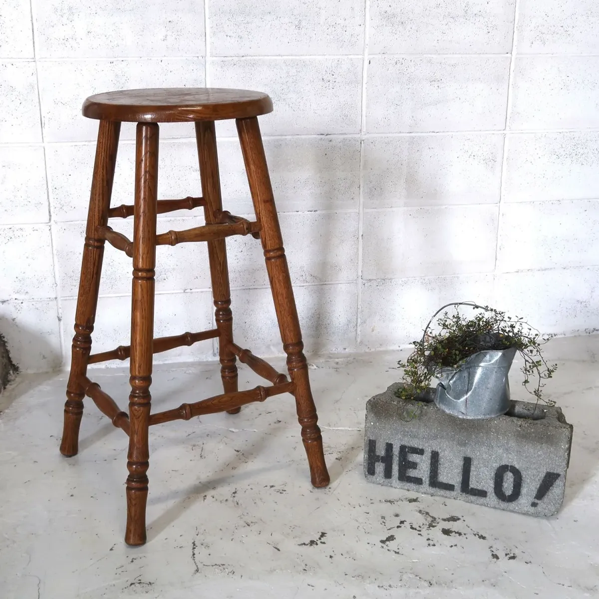 ビンテージ ウッドスツール