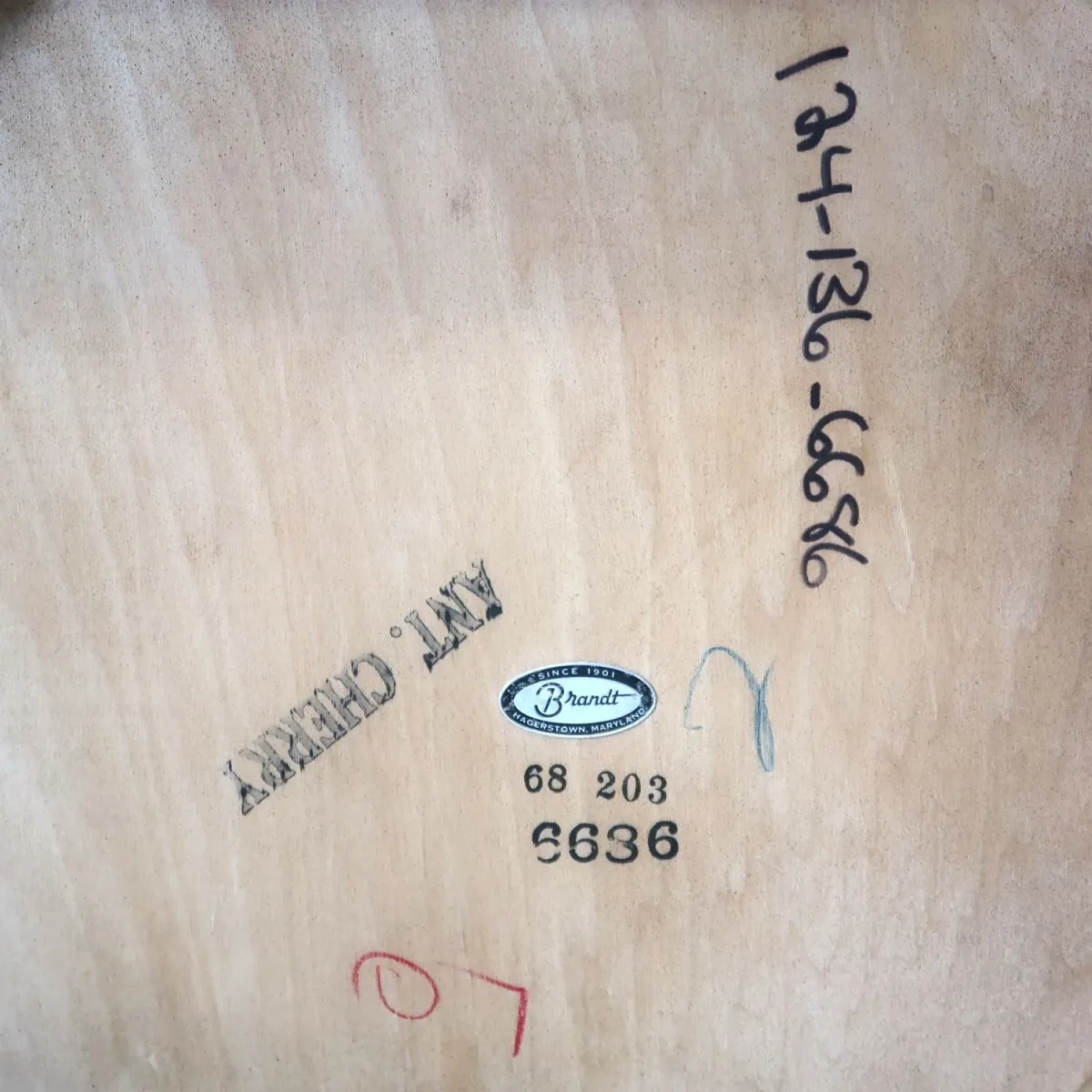 Brandt アンティーク サイドテーブル チェリーウッド