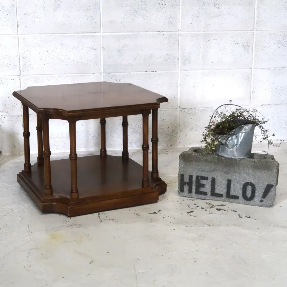 Brandt アンティーク サイドテーブル チェリーウッド