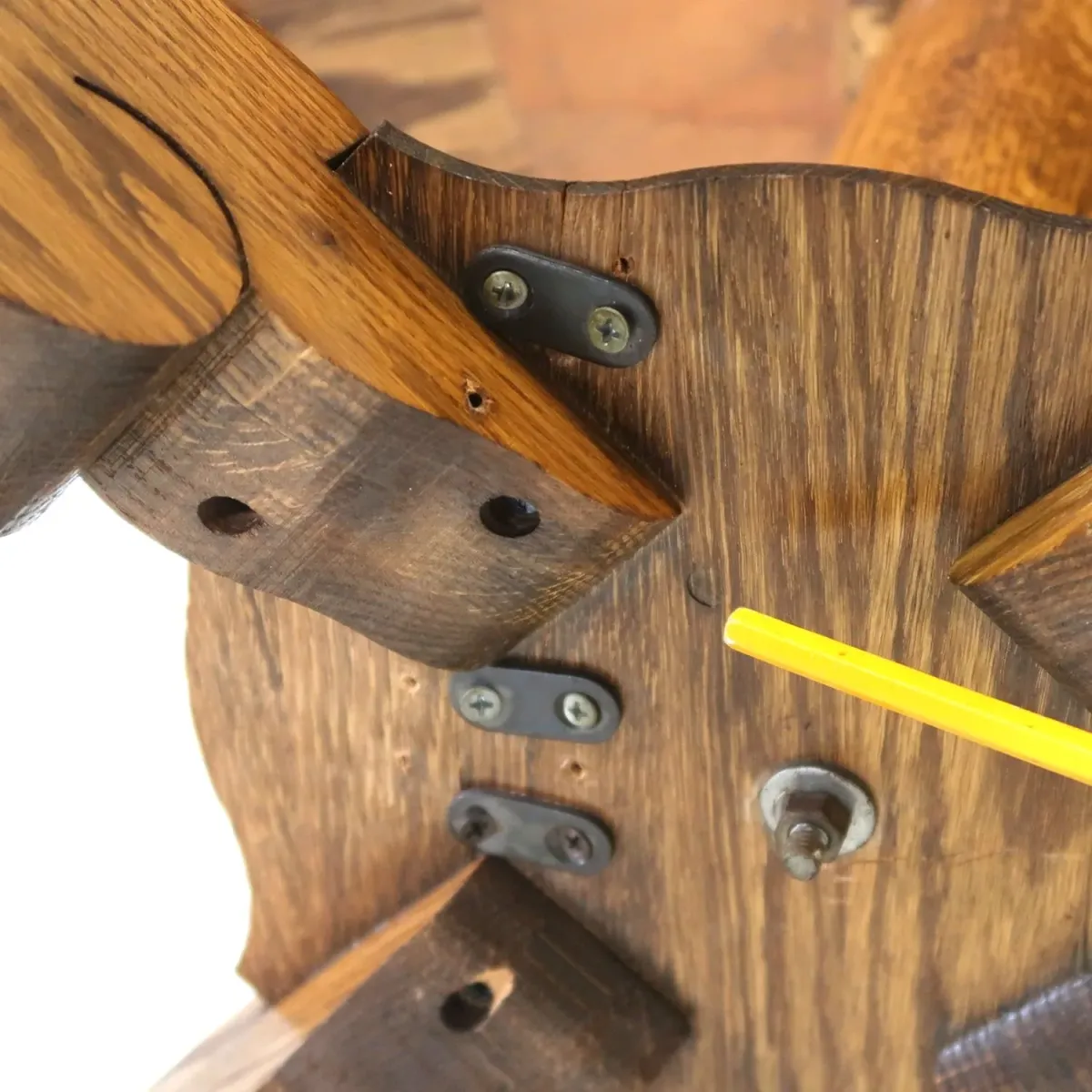 アンティーク ラウンドサイドテーブル