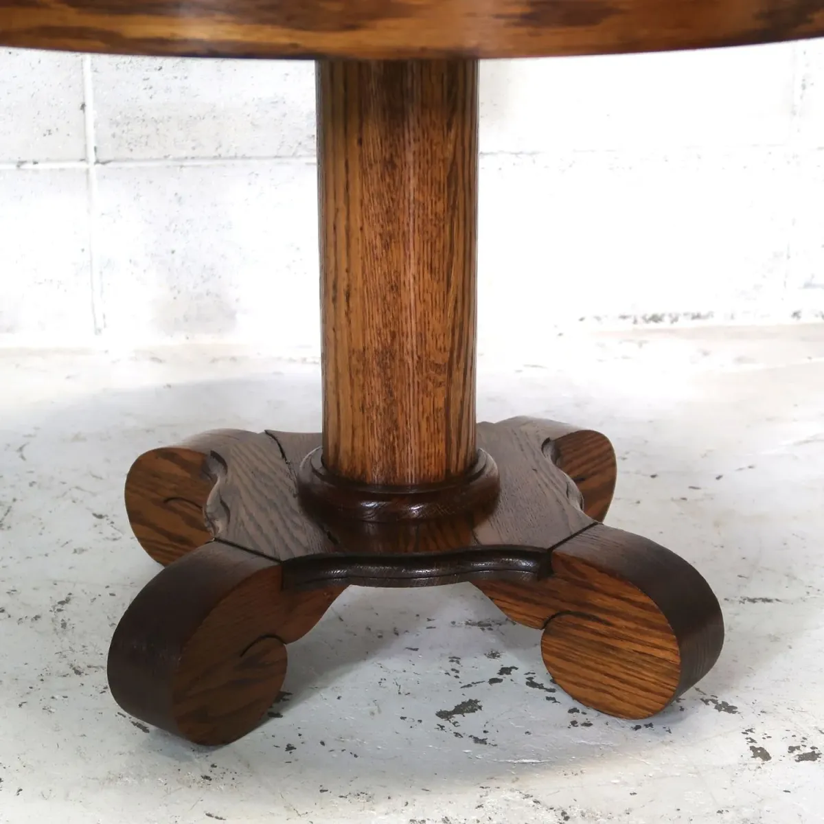 アンティーク ラウンドサイドテーブル