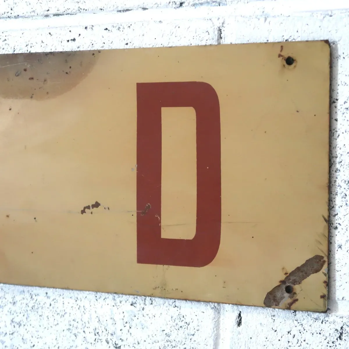 AVENUE D ビンテージ ストリートサイン