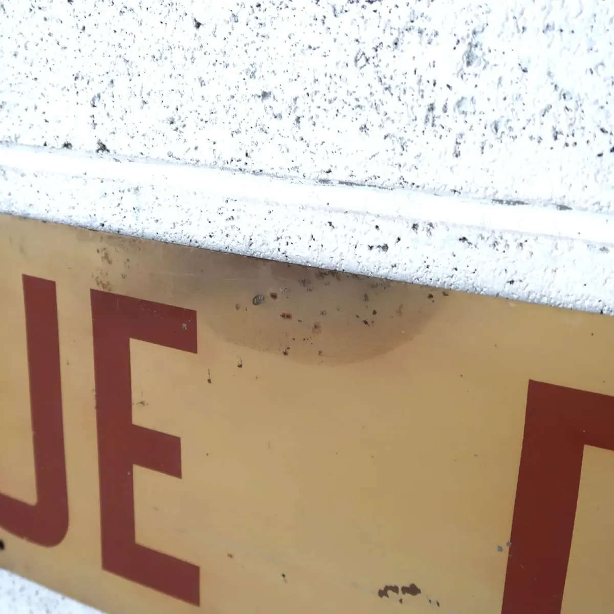 AVENUE D ビンテージ ストリートサイン