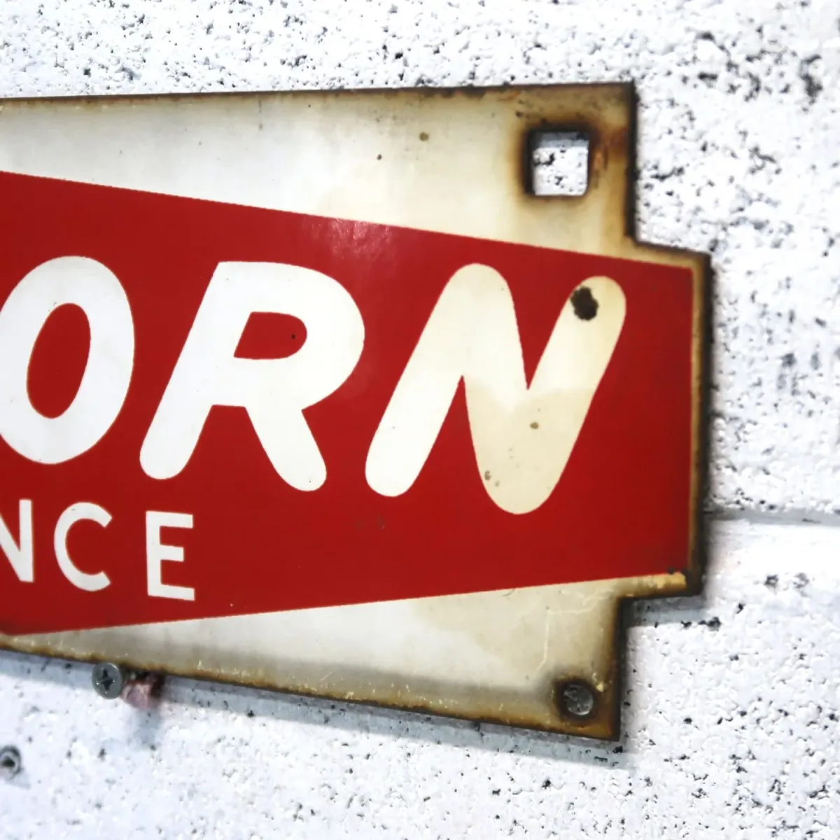 ALCORN FENCE ビンテージ ホーローサイン