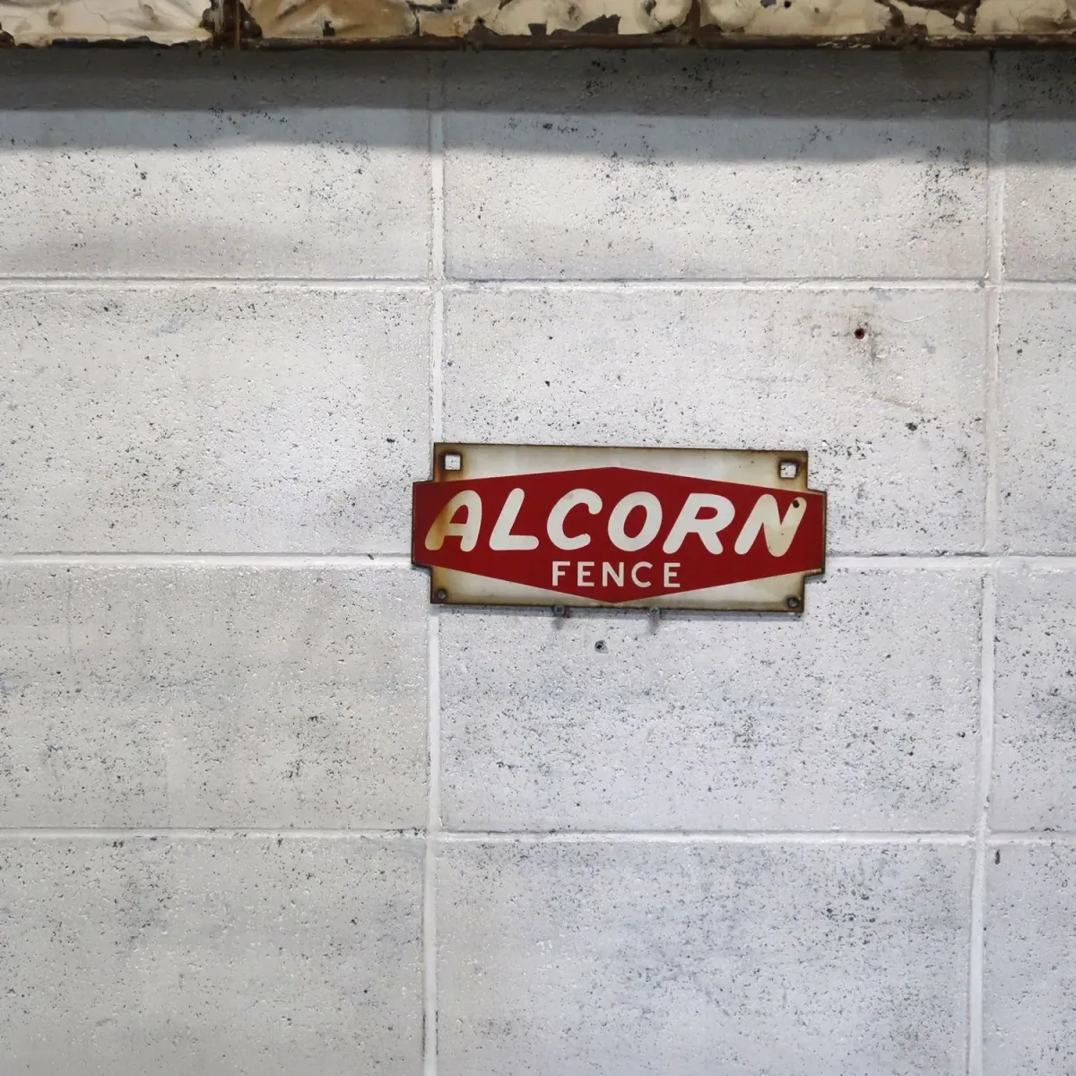 ALCORN FENCE ビンテージ ホーローサイン