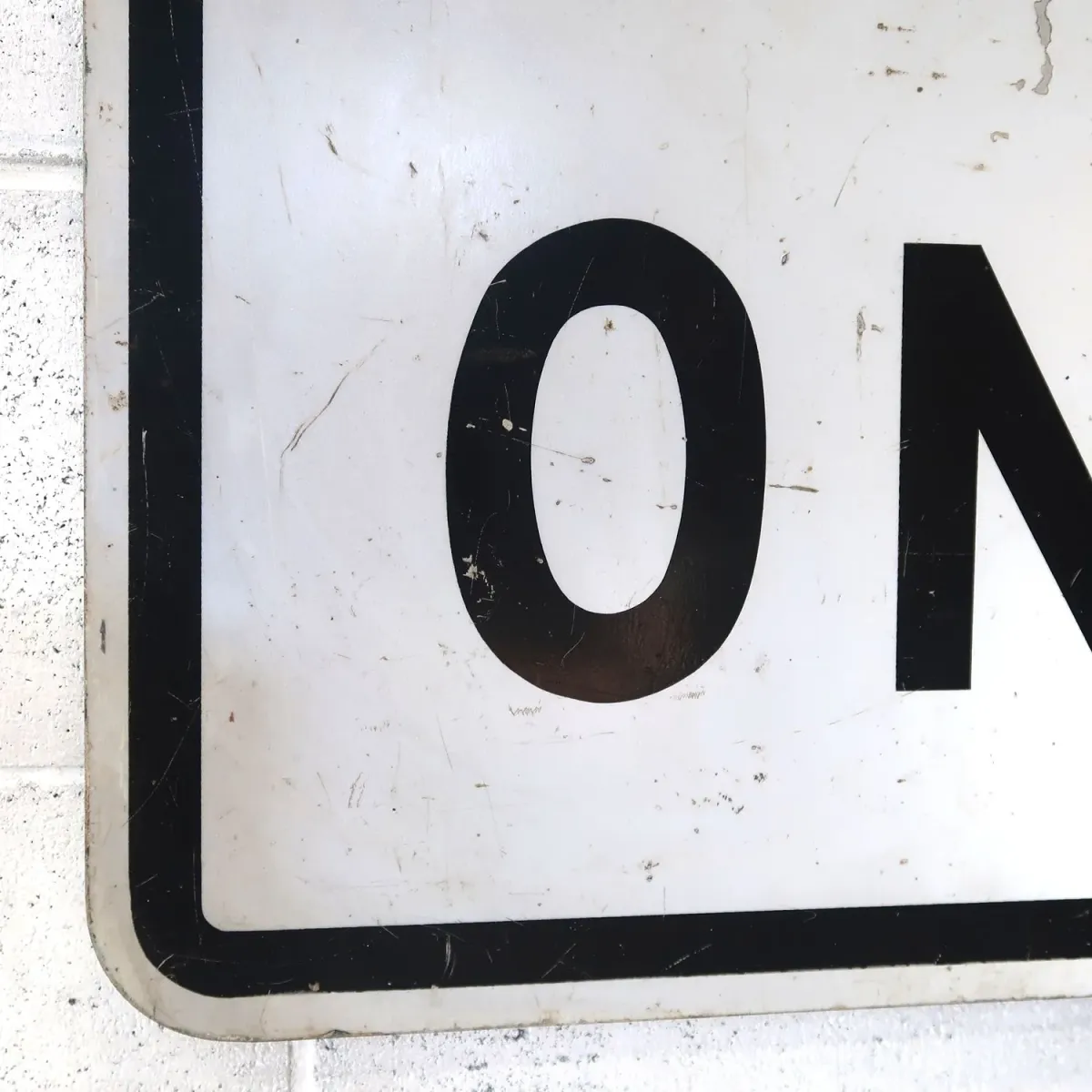 RIGHT TURN ONLY ビンテージ 大型ロードサイン