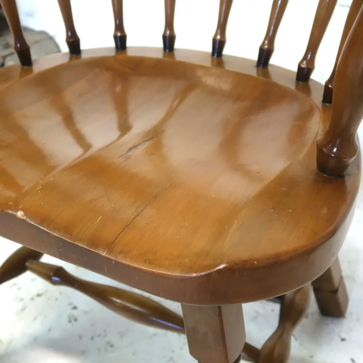 アンティーク ウッド キャプテンチェア