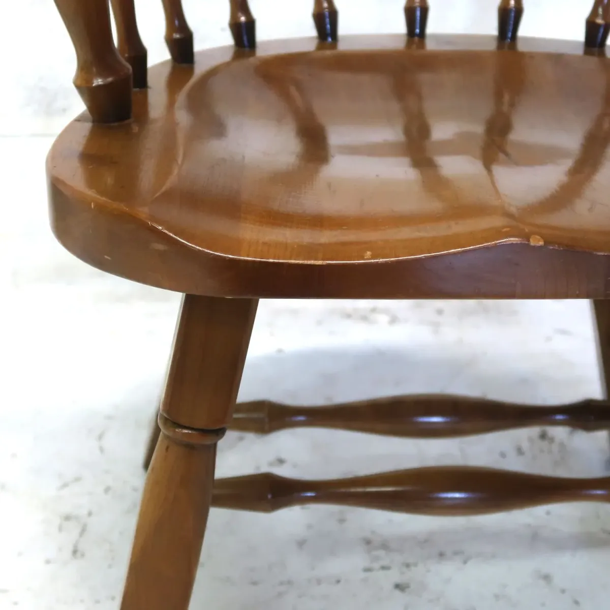 アンティーク ウッド キャプテンチェア