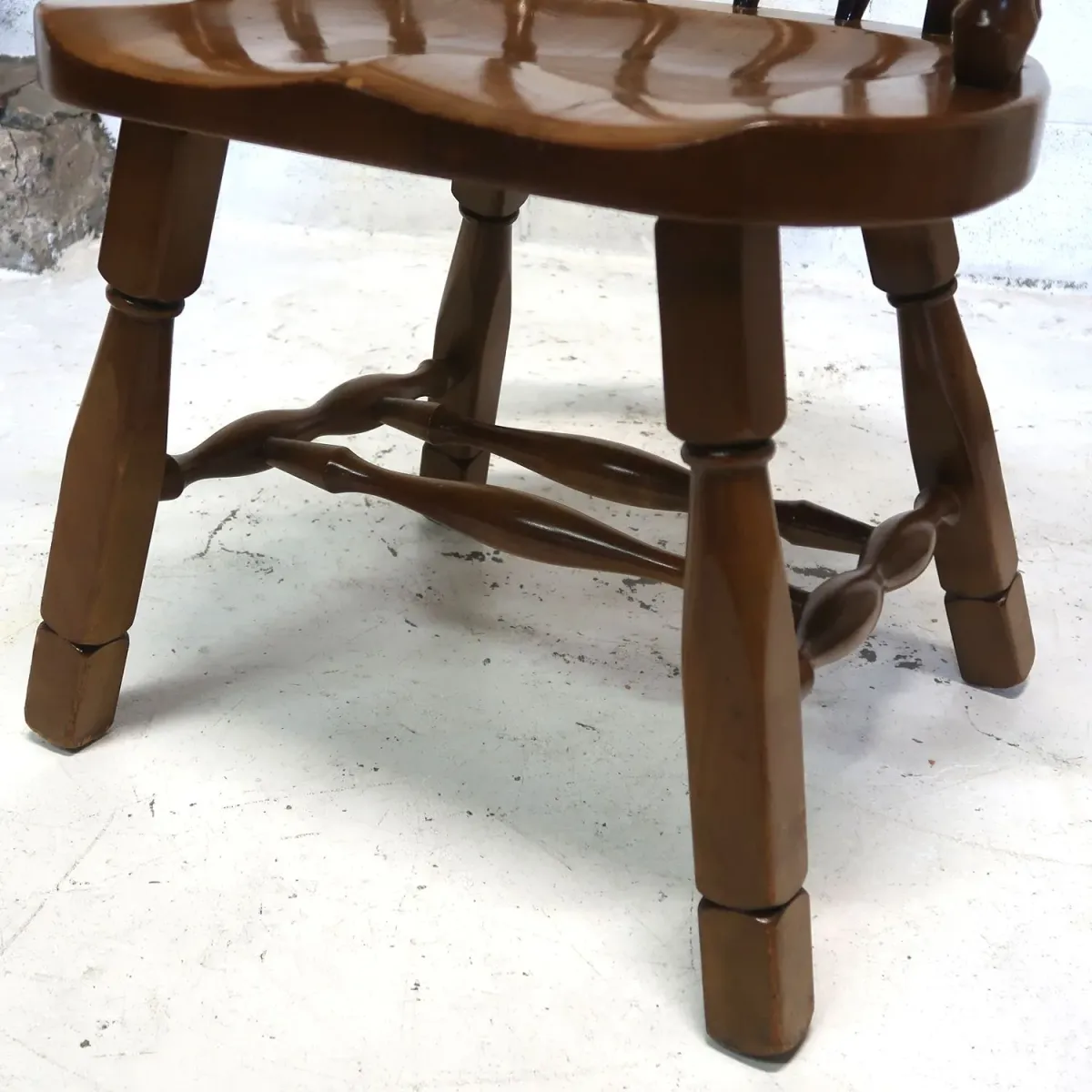 アンティーク ウッド キャプテンチェア