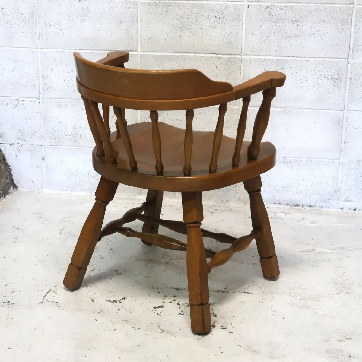 アンティーク ウッド キャプテンチェア