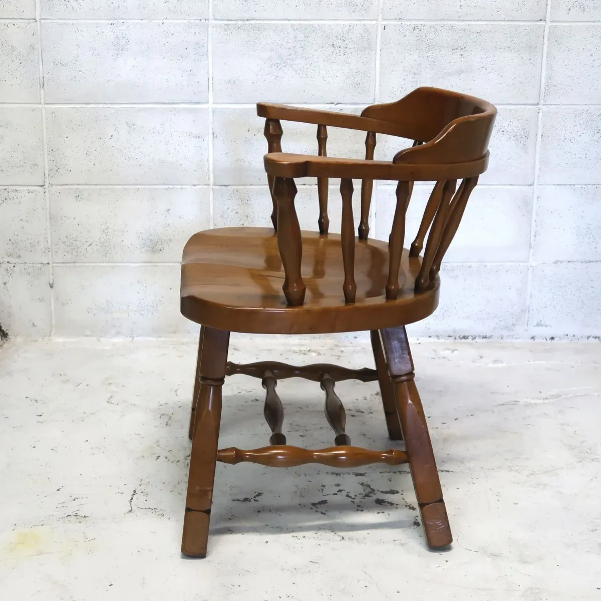 アンティーク ウッド キャプテンチェア