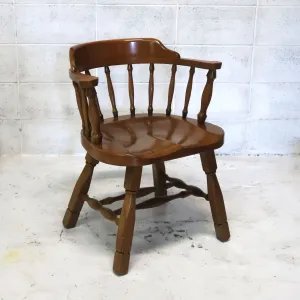 アンティーク ウッド キャプテンチェア