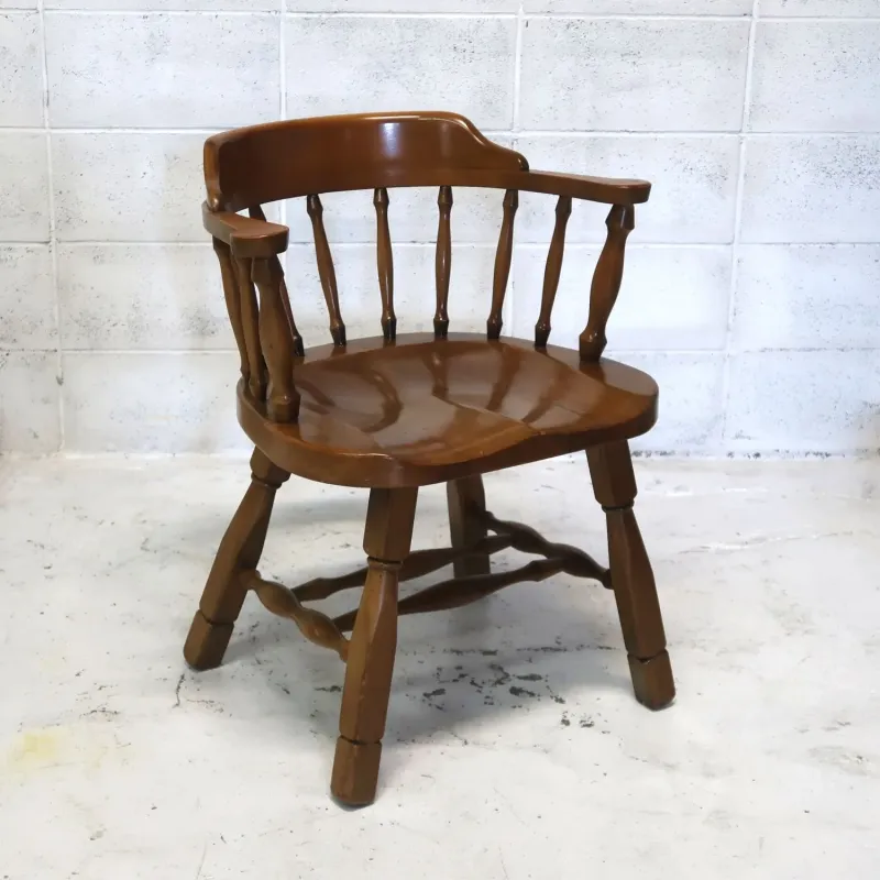 アンティーク ウッド キャプテンチェア