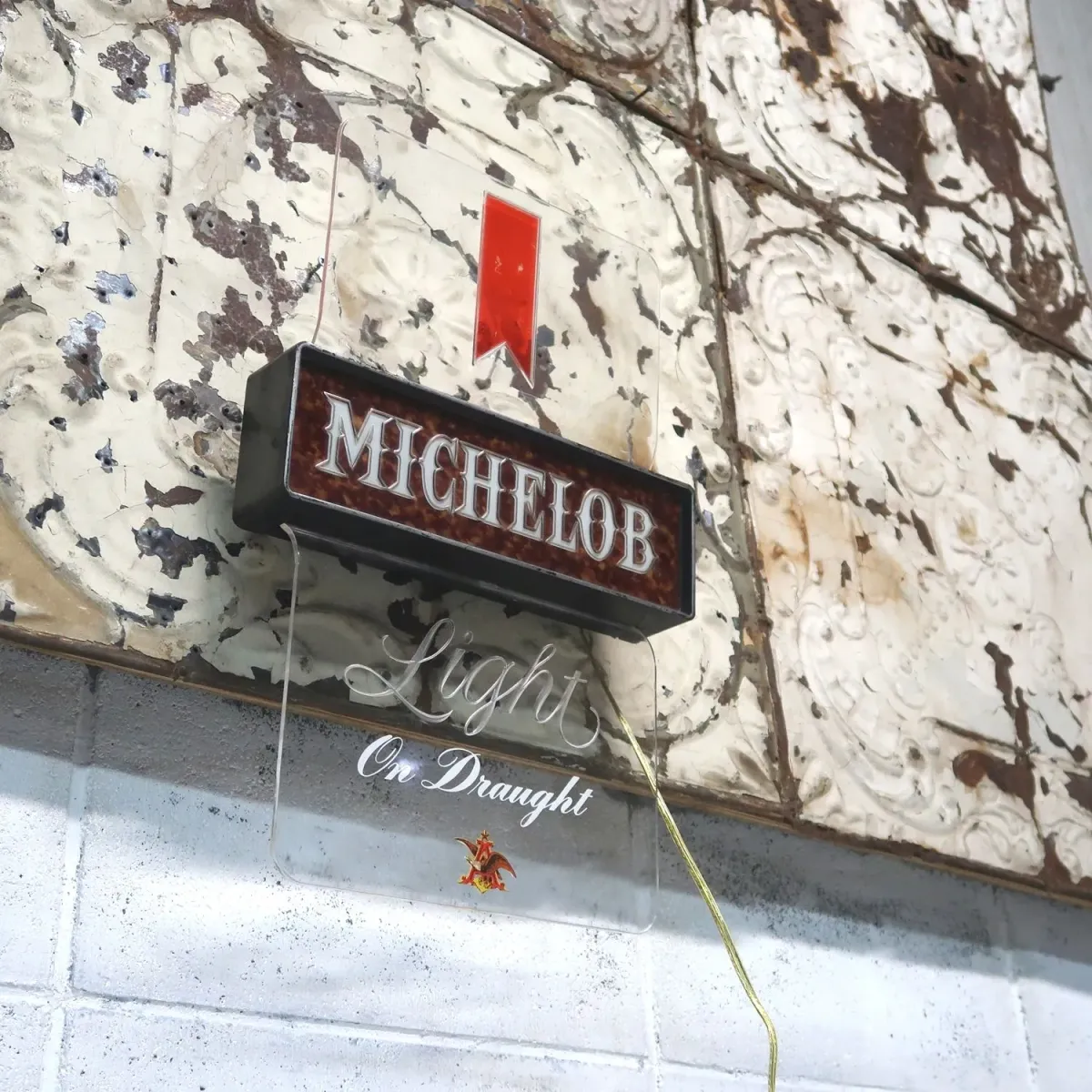 MICHELOB Light ビンテージ ライトサイン