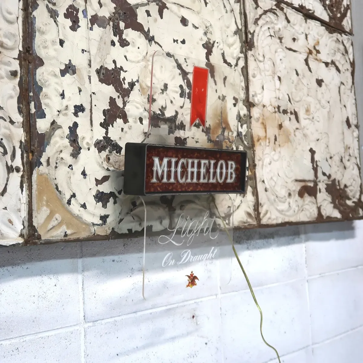 MICHELOB Light ビンテージ ライトサイン