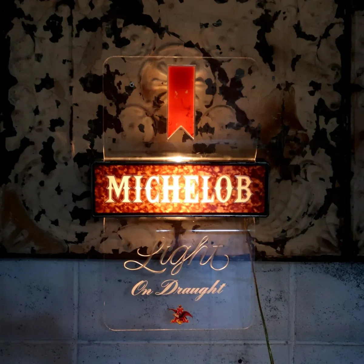 MICHELOB Light ビンテージ ライトサイン