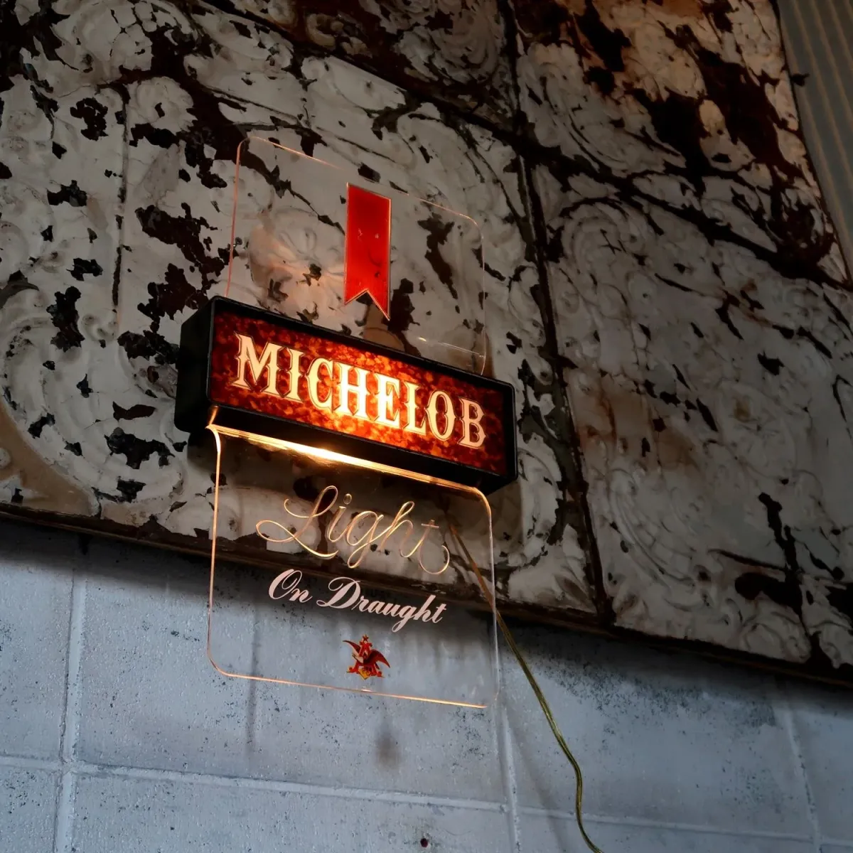 MICHELOB Light ビンテージ ライトサイン