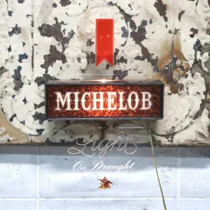 MICHELOB Light ビンテージ ライトサイン