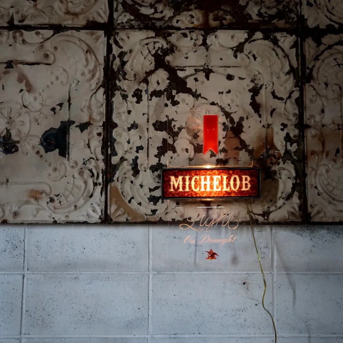 MICHELOB Light ビンテージ ライトサイン