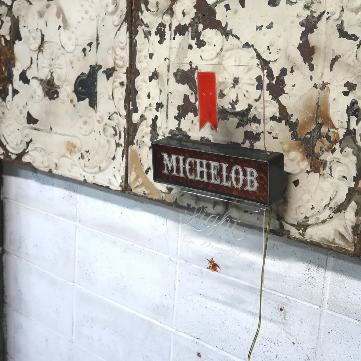 MICHELOB Light ビンテージ ライトサイン