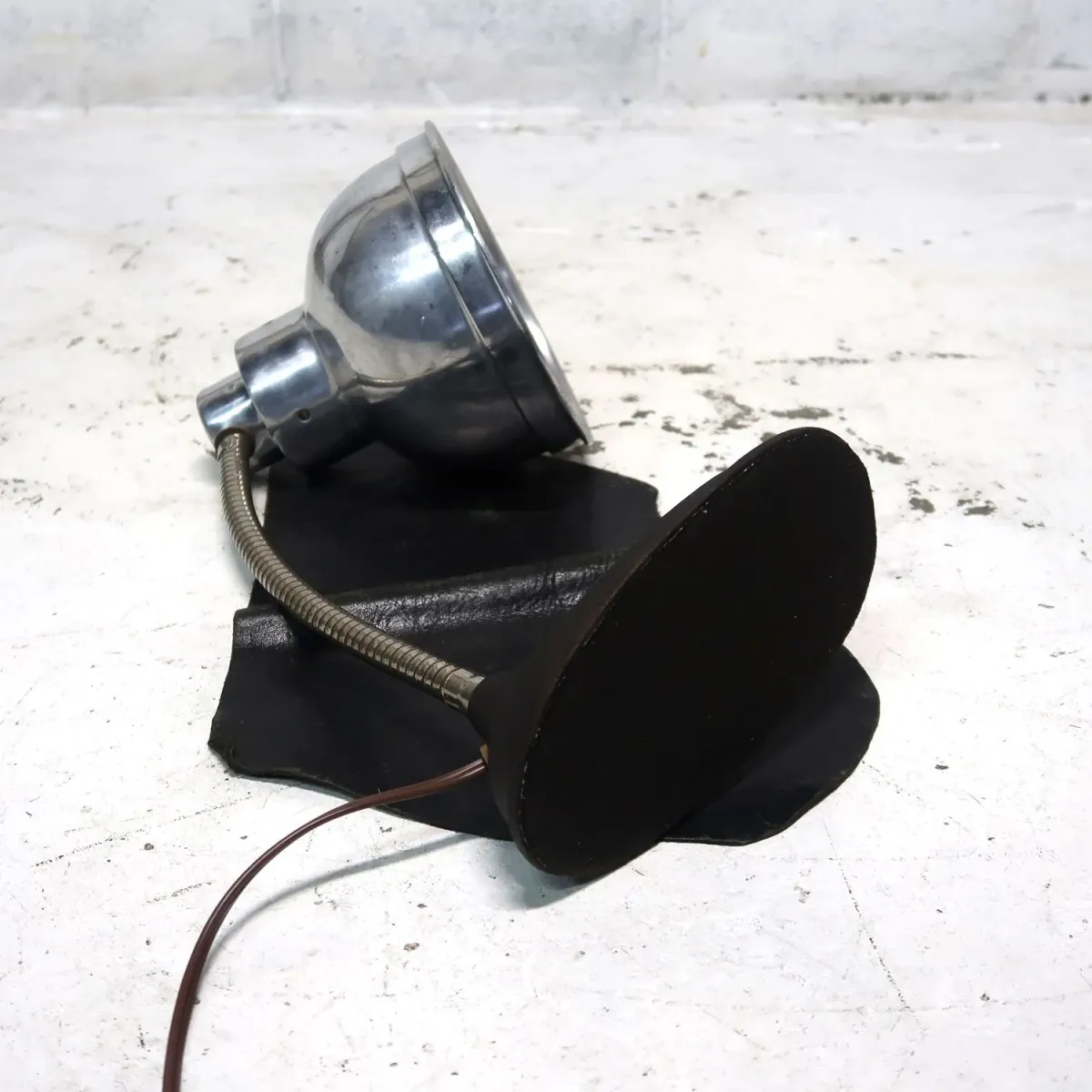 40's ビンテージ アルミシェード デスクランプ