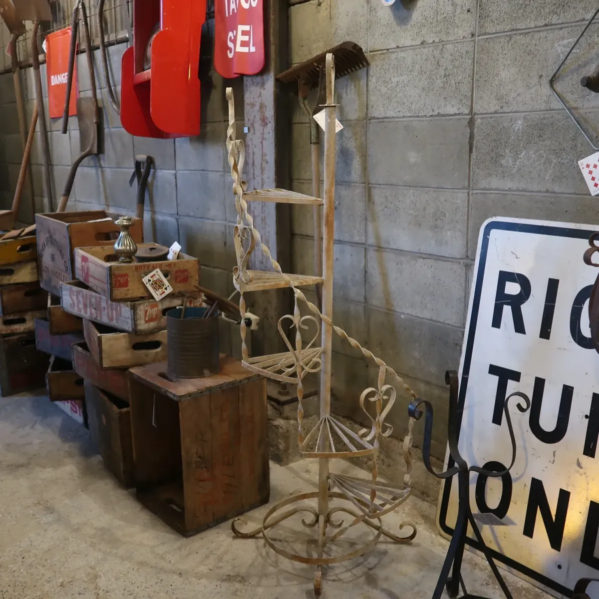 アンティーク プランターラック