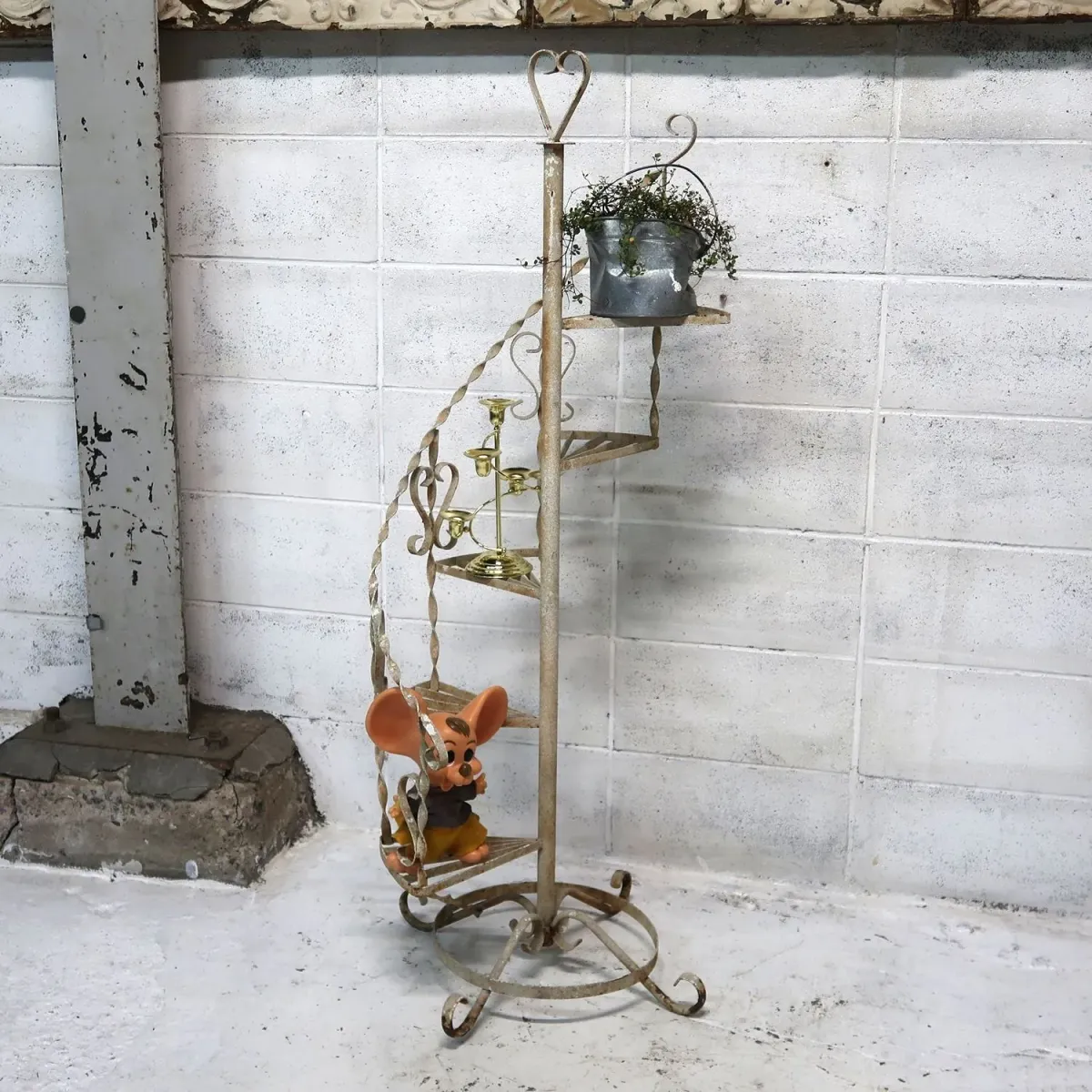 アンティーク プランターラック