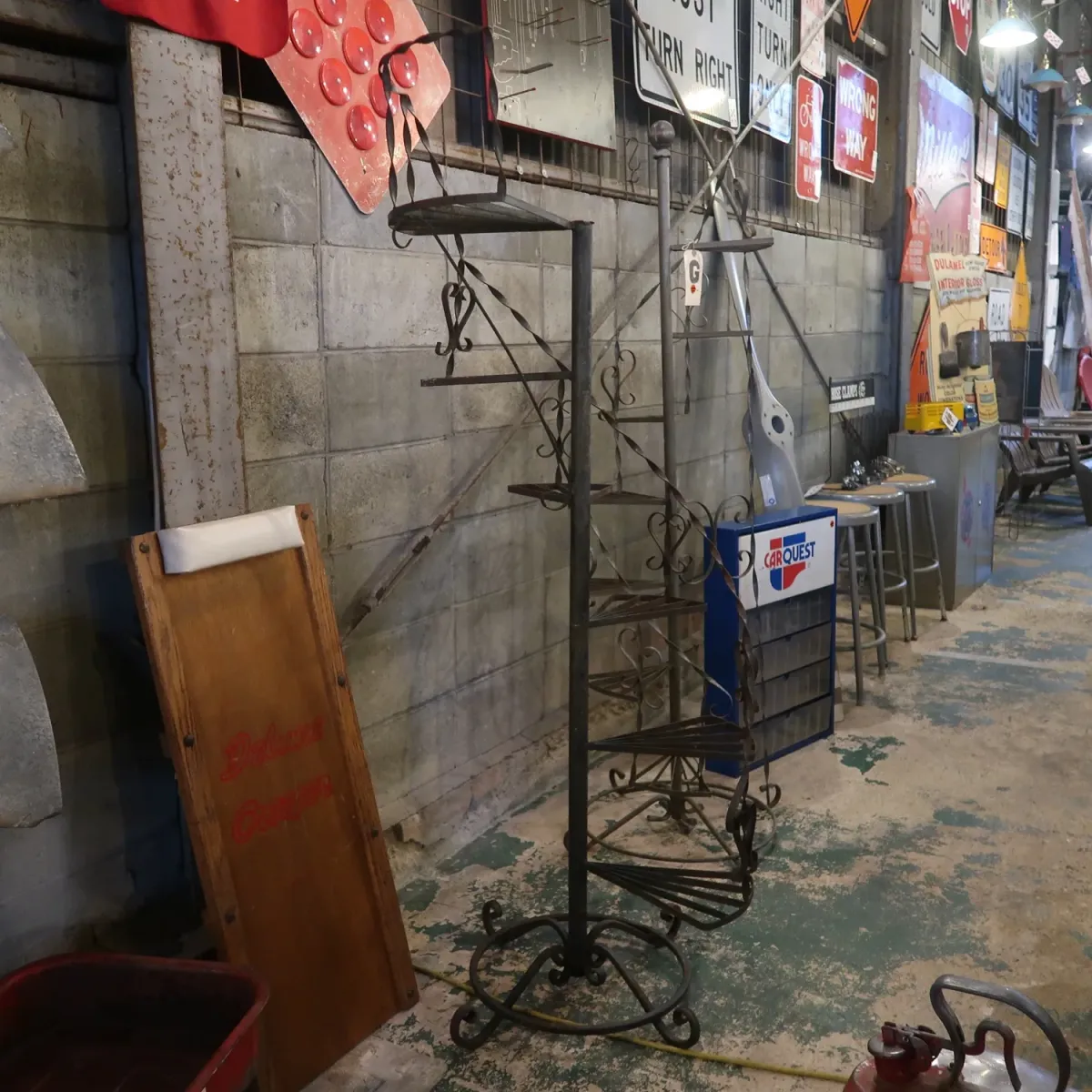 アンティーク 大型プランターラック