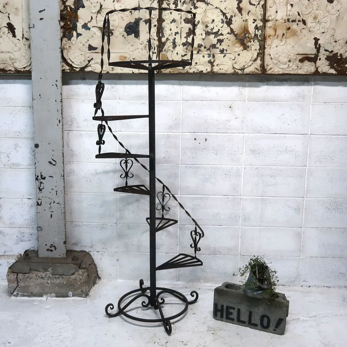 アンティーク 大型プランターラック