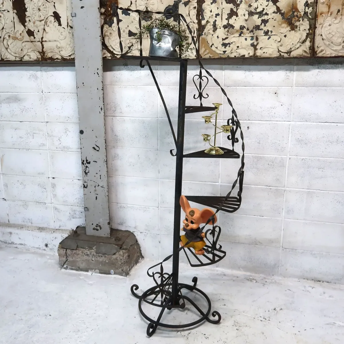 アンティーク 大型プランターラック