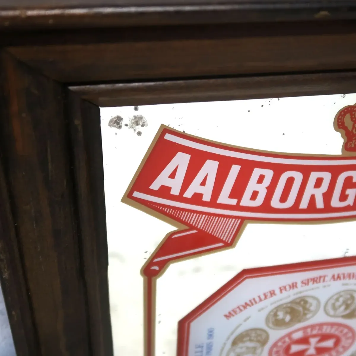 AALBORG AKVAVIT ビンテージ パブミラー
