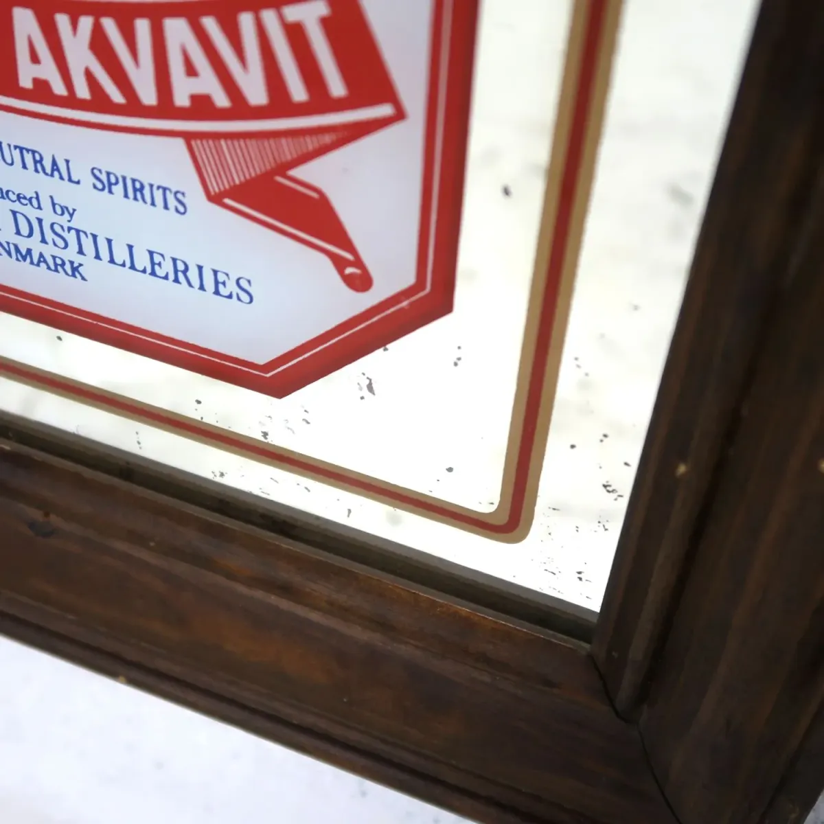 AALBORG AKVAVIT ビンテージ パブミラー