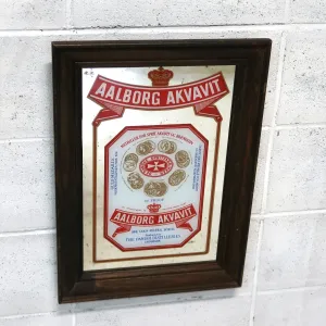 AALBORG AKVAVIT ビンテージ パブミラー