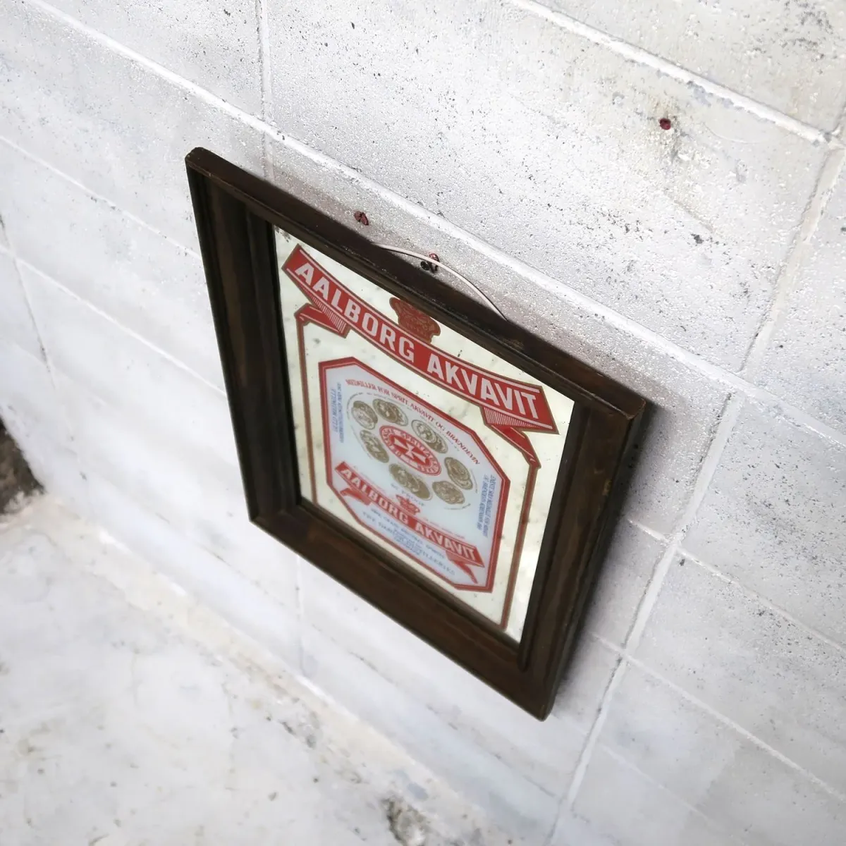 AALBORG AKVAVIT ビンテージ パブミラー