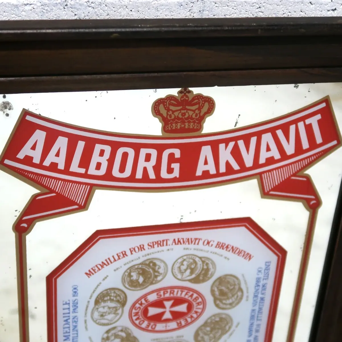 AALBORG AKVAVIT ビンテージ パブミラー