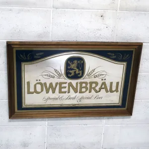 LOWENBRAU ビンテージ 大型パブミラー