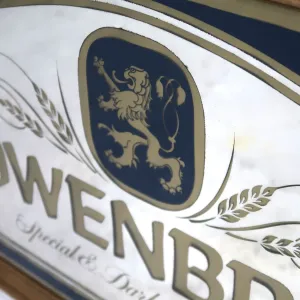 LOWENBRAU ビンテージ 大型パブミラー