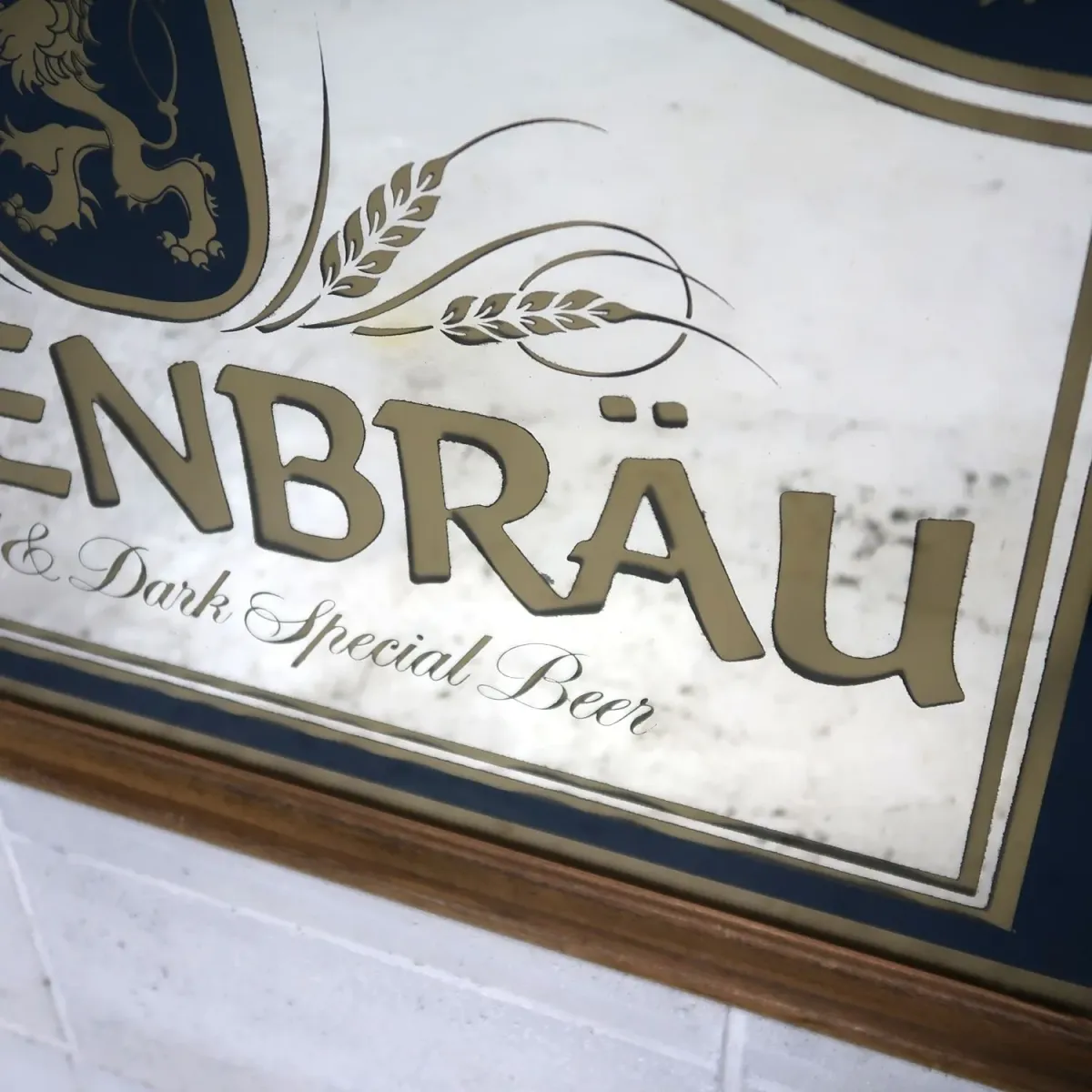 LOWENBRAU ビンテージ 大型パブミラー