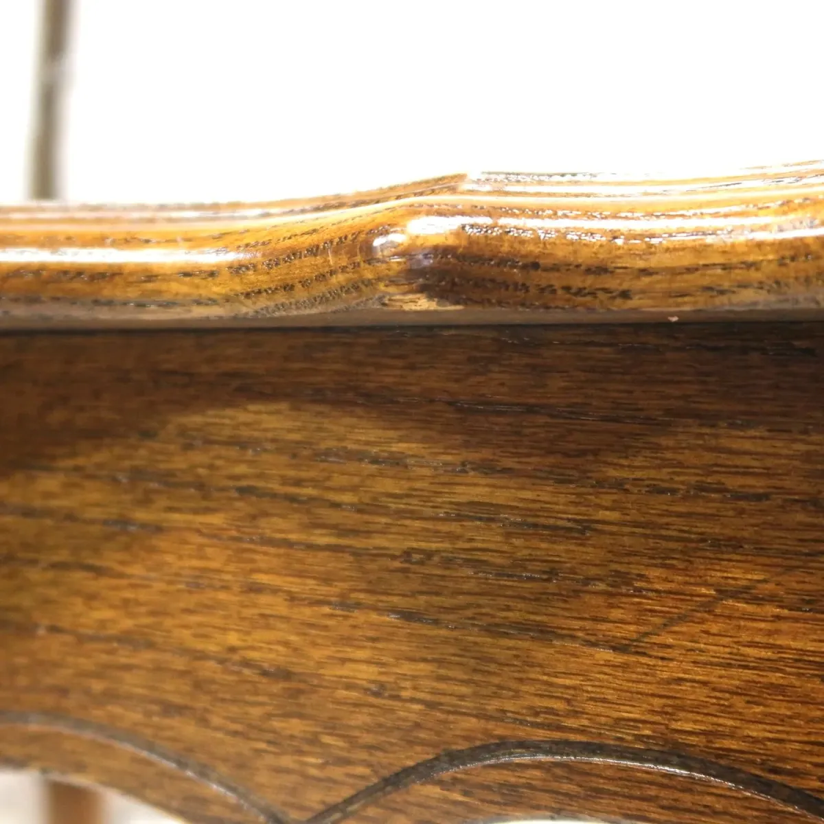 アンティーク ガラストップ サイドテーブル