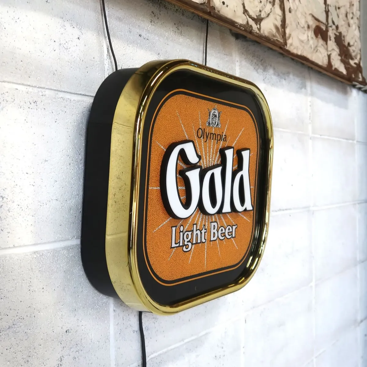 OLYMPIA GOLD ビンテージ モーションライトサイン