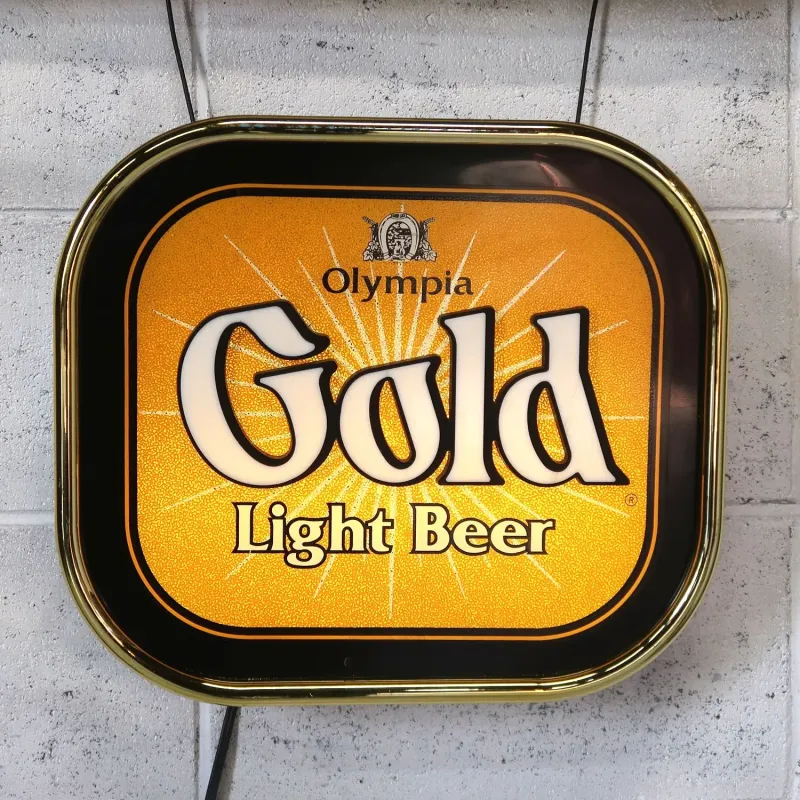 OLYMPIA GOLD ビンテージ モーションライトサイン