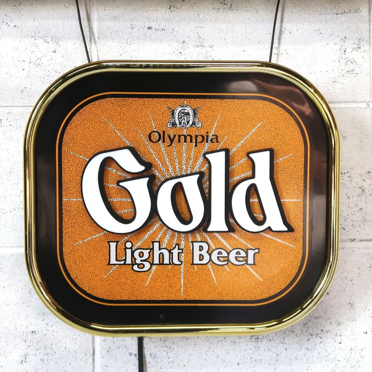 OLYMPIA GOLD ビンテージ モーションライトサイン