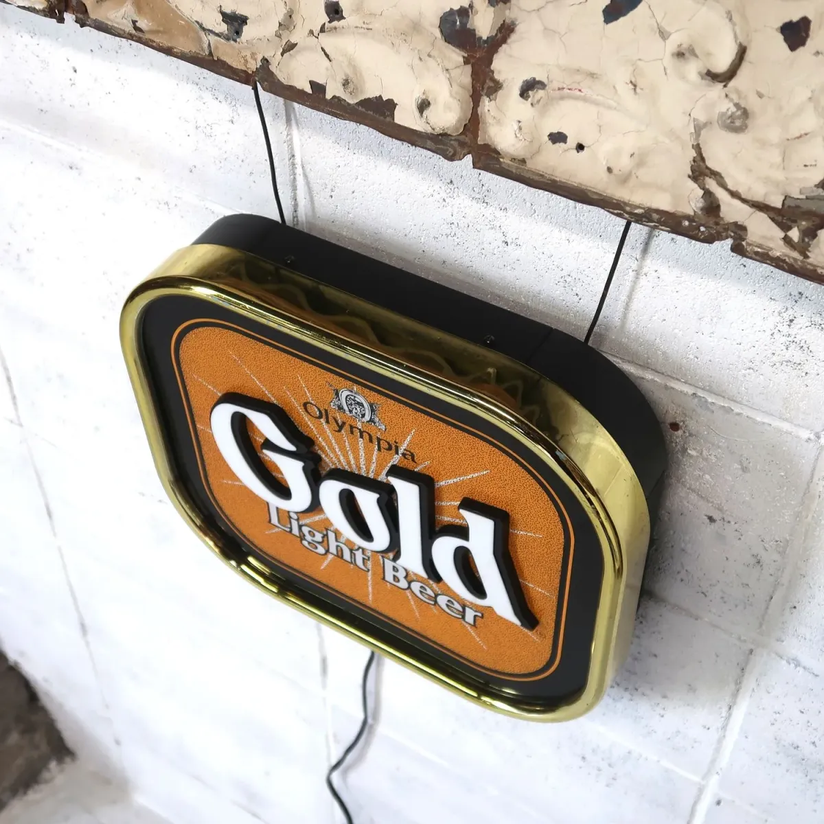 OLYMPIA GOLD ビンテージ モーションライトサイン