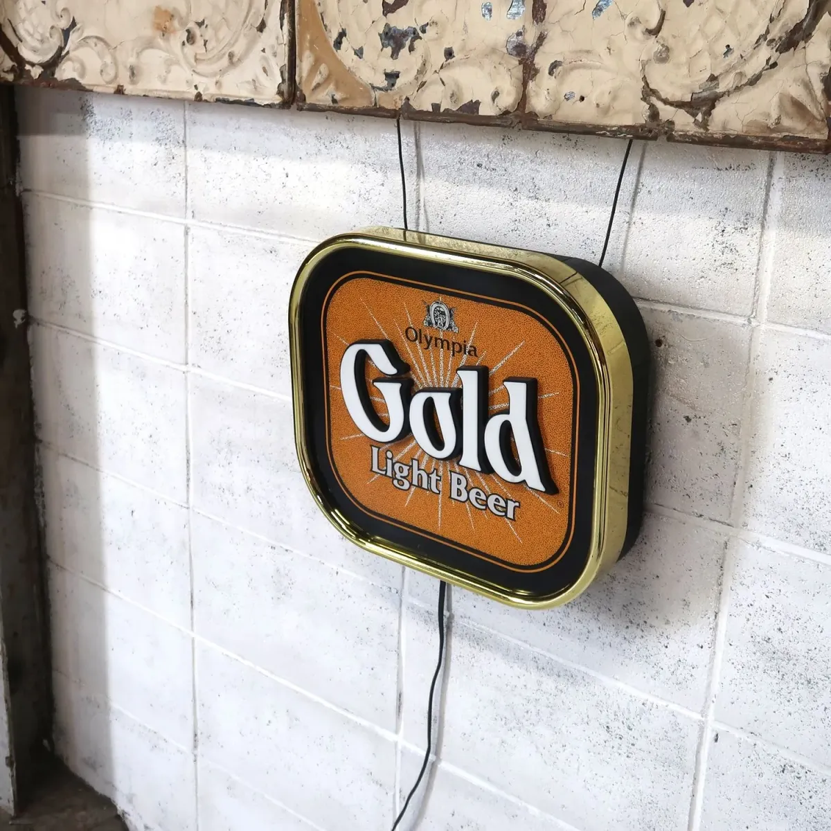 OLYMPIA GOLD ビンテージ モーションライトサイン