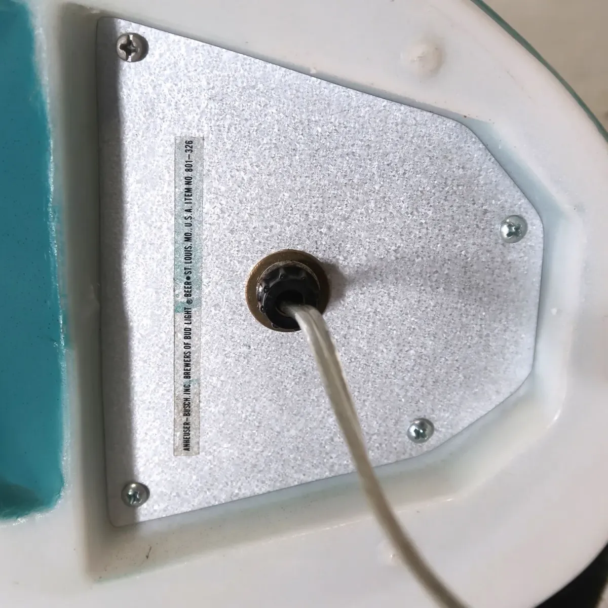 80's BUD LIGHT バド犬ライトサイン Spuds Mackenzie